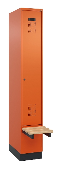 C+P Spind Evolo PLUS 049040-20 integrierte Bank 2 Abt.je 300mm Zylinder (HxBxT) 1950x600x815mm 3015/3015