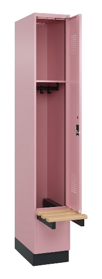 C+P Spind Evolo PLUS 049040-20 integrierte Bank 2 Abt.je 300mm Zylinder (HxBxT) 1950x600x815mm 3015/3015