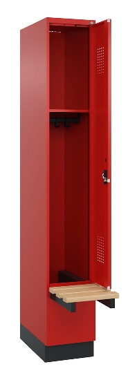 C+P Spind Evolo PLUS 049040-20 integrierte Bank 2 Abt.je 300mm Zylinder (HxBxT) 1950x600x815mm 3015/3015