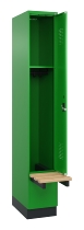 C+P Spind Evolo PLUS 049040-20 integrierte Bank 2 Abt.je 300mm Zylinder (HxBxT) 1950x600x815mm 3015/3015