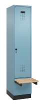 C+P Spind Evolo PLUS 049040-20 integrierte Bank 2 Abt.je 300mm Zylinder (HxBxT) 1950x600x815mm 3015/3015