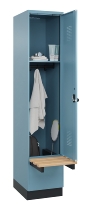 C+P Spind Evolo PLUS 049040-20 integrierte Bank 2 Abt.je 300mm Zylinder (HxBxT) 1950x600x815mm 3015/3015