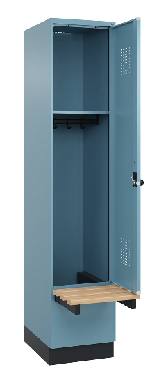 C+P Spind Evolo PLUS 049040-20 integrierte Bank 2 Abt.je 300mm Zylinder (HxBxT) 1950x600x815mm 3015/3015