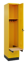 C+P Spind Evolo PLUS 049040-20 integrierte Bank 2 Abt.je 300mm Zylinder (HxBxT) 1950x600x815mm 3015/3015