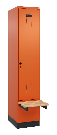 C+P Spind Evolo PLUS 049040-20 integrierte Bank 2 Abt.je 300mm Zylinder (HxBxT) 1950x600x815mm 3015/3015