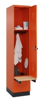 C+P Spind Evolo PLUS 049040-20 integrierte Bank 2 Abt.je 300mm Zylinder (HxBxT) 1950x600x815mm 3015/3015