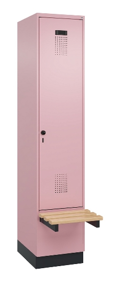 C+P Spind Evolo PLUS 049040-20 integrierte Bank 2 Abt.je 300mm Zylinder (HxBxT) 1950x600x815mm 3015/3015