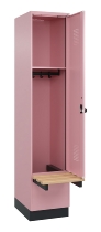 C+P Spind Evolo PLUS 049040-20 integrierte Bank 2 Abt.je 300mm Zylinder (HxBxT) 1950x600x815mm 3015/3015
