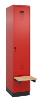 C+P Spind Evolo PLUS 049040-20 integrierte Bank 2 Abt.je 300mm Zylinder (HxBxT) 1950x600x815mm 3015/3015