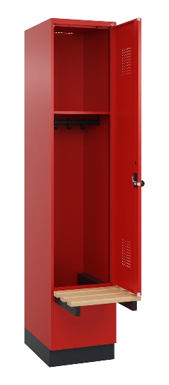 C+P Spind Evolo PLUS 049040-20 integrierte Bank 2 Abt.je 300mm Zylinder (HxBxT) 1950x600x815mm 3015/3015