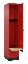 C+P Spind Evolo PLUS 049040-20 integrierte Bank 2 Abt.je 300mm Zylinder (HxBxT) 1950x600x815mm 3015/3015