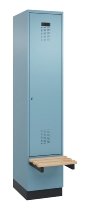C+P Spind Evolo PLUS 049040-20 integrierte Bank 2 Abt.je 300mm Zylinder (HxBxT) 1950x600x815mm 3015/3015