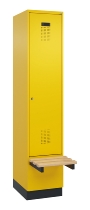 C+P Spind Evolo PLUS 049040-20 integrierte Bank 2 Abt.je 300mm Zylinder (HxBxT) 1950x600x815mm 3015/3015