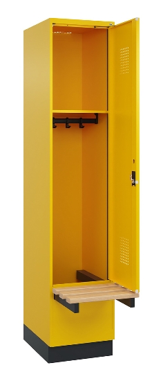 C+P Spind Evolo PLUS 049040-20 integrierte Bank 2 Abt.je 300mm Zylinder (HxBxT) 1950x600x815mm 3015/3015