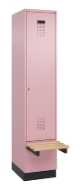 C+P Spind Evolo PLUS 049040-20 integrierte Bank 2 Abt.je 300mm Zylinder (HxBxT) 1950x600x815mm 3015/3015