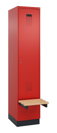 C+P Spind Evolo PLUS 049040-20 integrierte Bank 2 Abt.je 300mm Zylinder (HxBxT) 1950x600x815mm 3015/3015