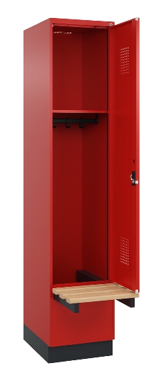 C+P Spind Evolo PLUS 049040-20 integrierte Bank 2 Abt.je 300mm Zylinder (HxBxT) 1950x600x815mm 3015/3015