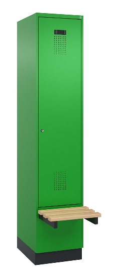 C+P Spind Evolo PLUS 049040-20 integrierte Bank 2 Abt.je 300mm Zylinder (HxBxT) 1950x600x815mm 3015/3015