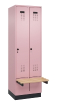 C+P Spind Evolo PLUS 049040-20 integrierte Bank 2 Abt.je 300mm Zylinder (HxBxT) 1950x600x815mm 3015/3015