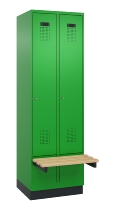 C+P Spind Evolo PLUS 049040-20 integrierte Bank 2 Abt.je 300mm Zylinder (HxBxT) 1950x600x815mm 3015/3015