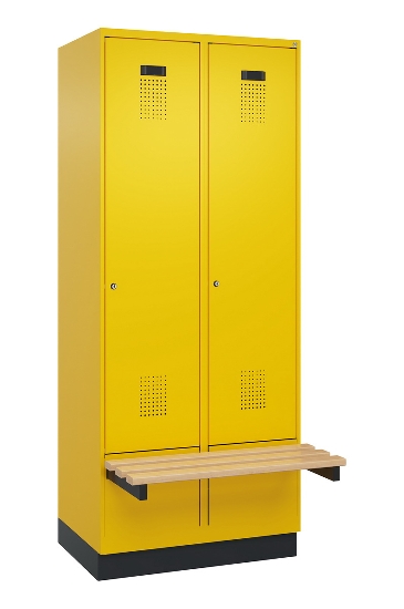 C+P Spind Evolo PLUS 049040-20 integrierte Bank 2 Abt.je 300mm Zylinder (HxBxT) 1950x600x815mm 3015/3015