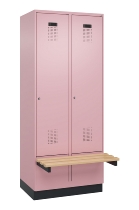 C+P Spind Evolo PLUS 049040-20 integrierte Bank 2 Abt.je 300mm Zylinder (HxBxT) 1950x600x815mm 3015/3015