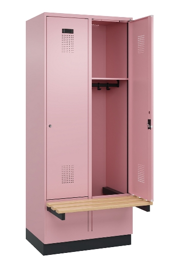 C+P Spind Evolo PLUS 049040-20 integrierte Bank 2 Abt.je 300mm Zylinder (HxBxT) 1950x600x815mm 3015/3015