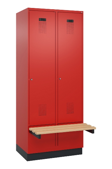 C+P Spind Evolo PLUS 049040-20 integrierte Bank 2 Abt.je 300mm Zylinder (HxBxT) 1950x600x815mm 3015/3015
