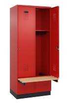 C+P Spind Evolo PLUS 049040-20 integrierte Bank 2 Abt.je 300mm Zylinder (HxBxT) 1950x600x815mm 3015/3015