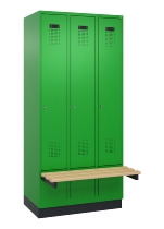 C+P Spind Evolo PLUS 049040-20 integrierte Bank 2 Abt.je 300mm Zylinder (HxBxT) 1950x600x815mm 3015/3015