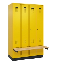 C+P Spind Evolo PLUS 049040-20 integrierte Bank 2 Abt.je 300mm Zylinder (HxBxT) 1950x600x815mm 3015/3015