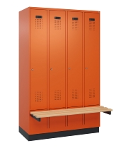 C+P Spind Evolo PLUS 049040-20 integrierte Bank 2 Abt.je 300mm Zylinder (HxBxT) 1950x600x815mm 3015/3015
