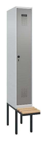 C+P Spind Evolo PLUS 0490407-10 mit Sitzbank 1 Abt.300mm Zylinder (HxBxT) 2120x300x815mm 9016/9016