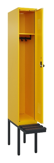 CP Spinde Evolo PLUS schw.Bank Kunststoff 0490407-10/12/20/22/30/32/40 1850x500mm Vollton