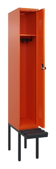 CP Spinde Evolo PLUS schw.Bank Kunststoff 0490407-10/12/20/22/30/32/40 1850x500mm Vollton