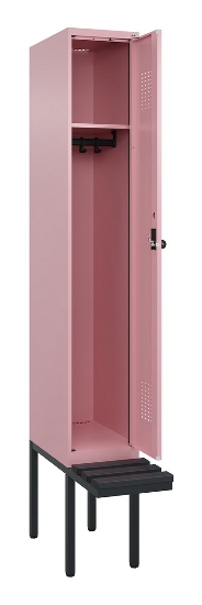CP Spinde Evolo PLUS schw.Bank Kunststoff 0490407-10/12/20/22/30/32/40 1850x500mm Vollton