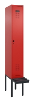 CP Spinde Evolo PLUS schw.Bank Kunststoff 0490407-10/12/20/22/30/32/40 1850x500mm Vollton