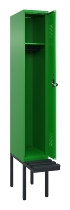 CP Spinde Evolo PLUS schw.Bank Kunststoff 0490407-10/12/20/22/30/32/40 1850x500mm Vollton