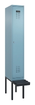 CP Spinde Evolo PLUS schw.Bank Kunststoff 0490407-10/12/20/22/30/32/40 1850x500mm Vollton
