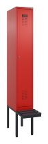 CP Spinde Evolo PLUS schw.Bank Kunststoff 0490407-10/12/20/22/30/32/40 1850x500mm Vollton