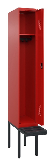 CP Spinde Evolo PLUS schw.Bank Kunststoff 0490407-10/12/20/22/30/32/40 1850x500mm Vollton