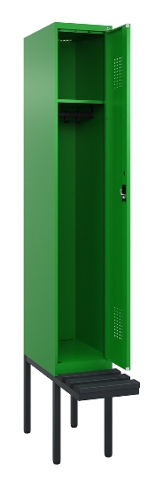 CP Spinde Evolo PLUS schw.Bank Kunststoff 0490407-10/12/20/22/30/32/40 1850x500mm Vollton