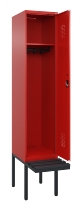 CP Spinde Evolo PLUS schw.Bank Kunststoff 0490407-10/12/20/22/30/32/40 1850x500mm Vollton