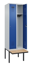 C+P Spind Evolo PLUS 0490407-10 mit Sitzbank 1 Abt.300mm Zylinder (HxBxT) 2120x300x815mm 9016/9016