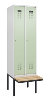 C+P Spind Evolo PLUS 0490407-10 mit Sitzbank 1 Abt.300mm Zylinder (HxBxT) 2120x300x815mm 9016/9016