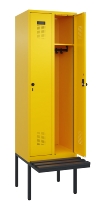 CP Spinde Evolo PLUS schw.Bank Kunststoff 0490407-10/12/20/22/30/32/40 1850x500mm Vollton
