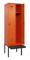 CP Spinde Evolo PLUS schw.Bank Kunststoff 0490407-10/12/20/22/30/32/40 1850x500mm Vollton