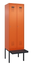 CP Spinde Evolo PLUS schw.Bank Kunststoff 0490407-10/12/20/22/30/32/40 1850x500mm Vollton