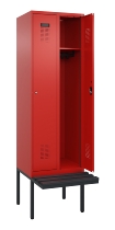 CP Spinde Evolo PLUS schw.Bank Kunststoff 0490407-10/12/20/22/30/32/40 1850x500mm Vollton