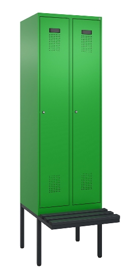 CP Spinde Evolo PLUS schw.Bank Kunststoff 0490407-10/12/20/22/30/32/40 1850x500mm Vollton